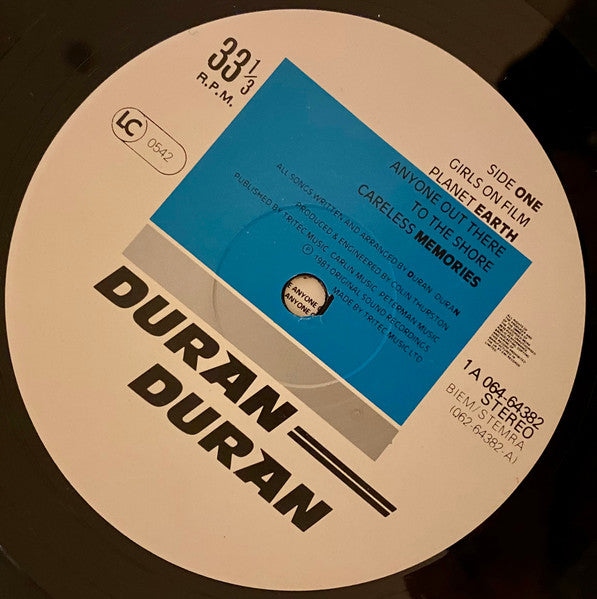 Duran Duran : Duran Duran (LP, Album, RE)