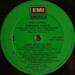 Kim Carnes : Romance Dance (LP, Album)