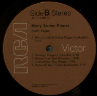 Scott Fagan : Many Sunny Places (LP, Album)