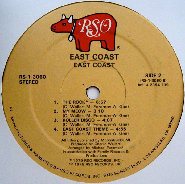 East Coast : East Coast (LP, Album)