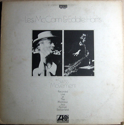 Les McCann & Eddie Harris : Swiss Movement (LP, Album, Pre)