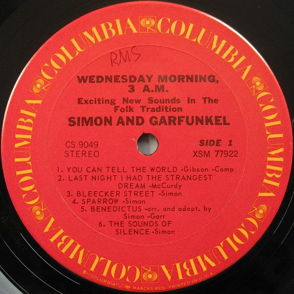 Simon & Garfunkel : Wednesday Morning, 3 A.M. (LP, Album, RE, Ter)