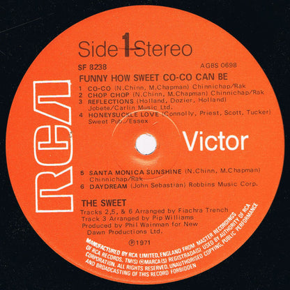 The Sweet : Funny How Sweet Co-Co Can Be (LP, Album)