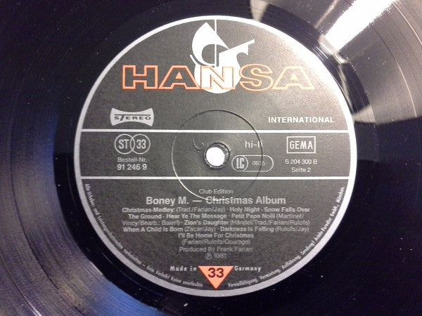 Boney M. : Christmas Album (LP, Album, Clu)