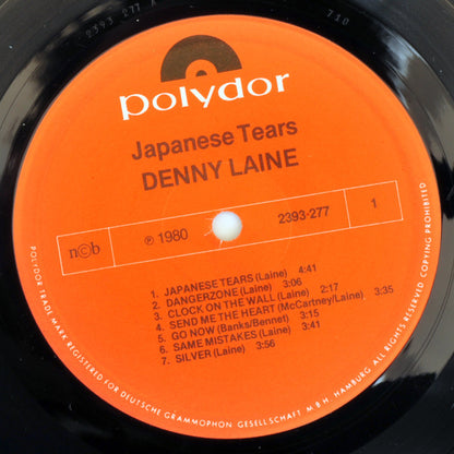 Denny Laine : Japanese Tears (LP, Album)