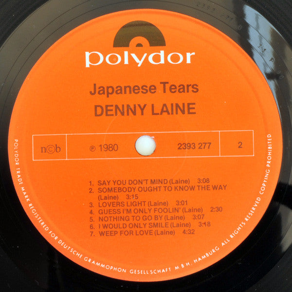 Denny Laine : Japanese Tears (LP, Album)