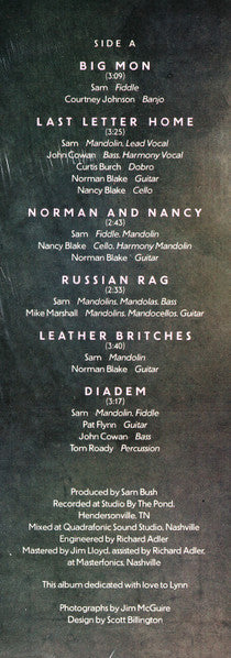 Sam Bush : Late As Usual (LP, Album)