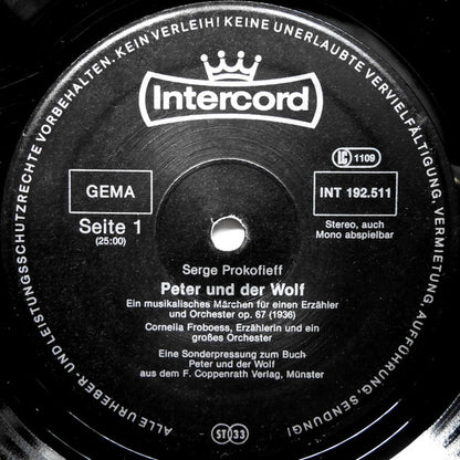 Sergei Prokofiev / Robert Schumann : Peter Und Der Wolf / Kinderszenen (LP, Son)