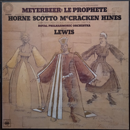 Giacomo Meyerbeer - Marilyn Horne, Renata Scotto, James McCracken, Jerome Hines, The Ambrosian Opera Chorus, Royal Philharmonic Orchestra, Henry Lewis : Le Prophete (4xLP, Album + Box)