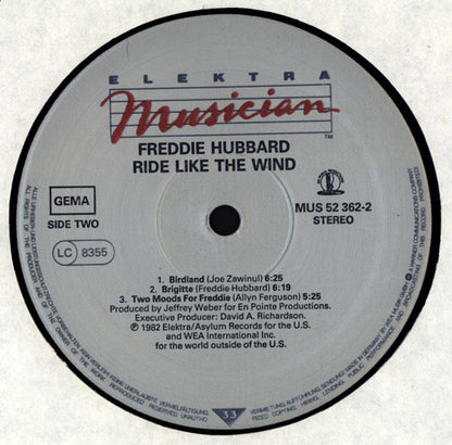 Freddie Hubbard : Ride Like The Wind (LP, Album)