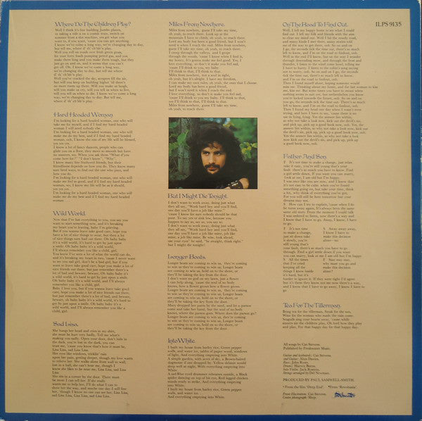 Cat Stevens : Tea For The Tillerman (LP, Album, RE, Ora)