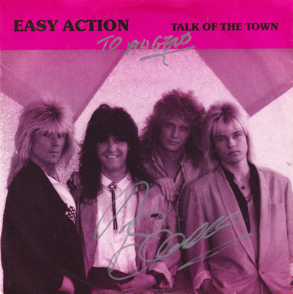 Easy Action : Talk Of The Town (7", Single)