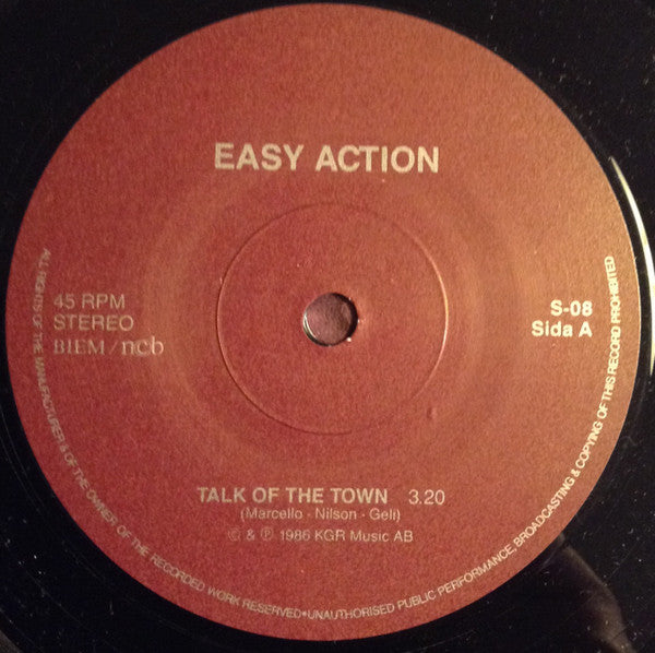 Easy Action : Talk Of The Town (7", Single)