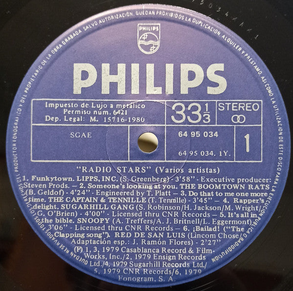 Various : Radio Stars (LP, Comp)