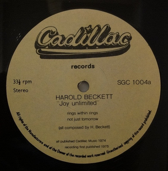 Harry Beckett : Joy Unlimited (LP, Album)