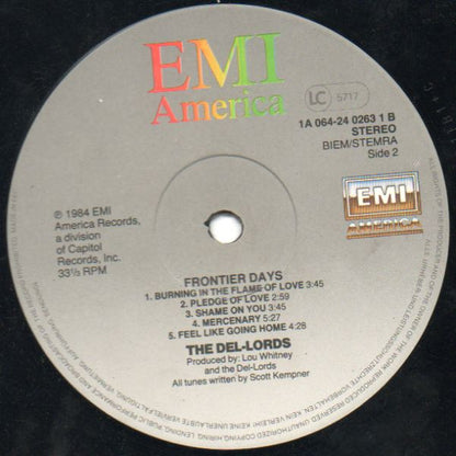 The Del Lords : Frontier Days (LP, Album)