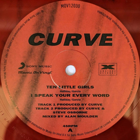 Curve : Blindfold EP (12", EP, Ltd, Num, Red)