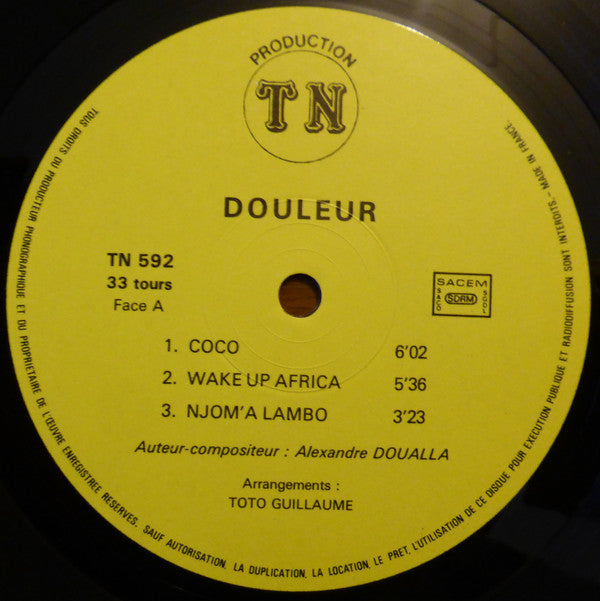 Douleur : Douleur (LP, Album)