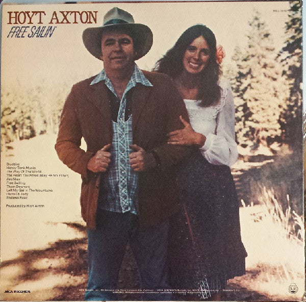 Hoyt Axton : Free Sailin' (LP, Album, Pin)