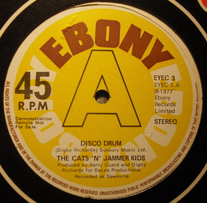 The Cats 'N' Jammer Kids : Disco Drum (12", Promo)