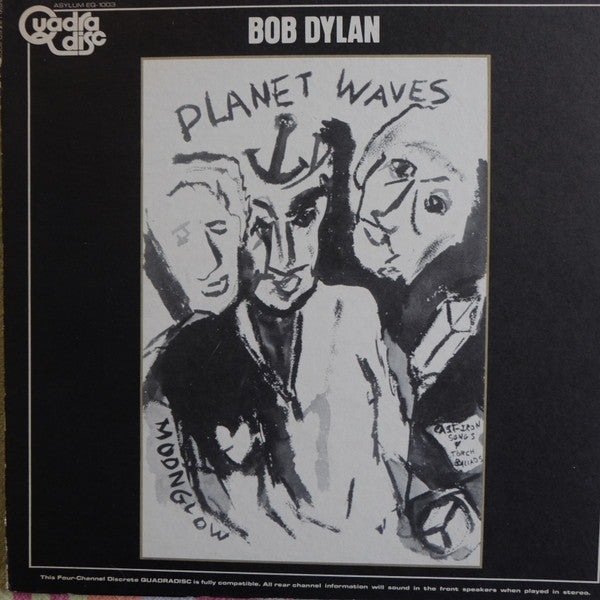 Bob Dylan : Planet Waves (LP, Album, Quad)