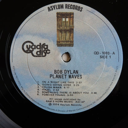 Bob Dylan : Planet Waves (LP, Album, Quad)