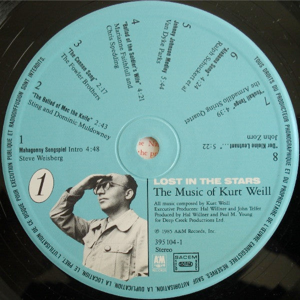 Various : Lost In The Stars - The Music Of Kurt Weill (LP, Album)