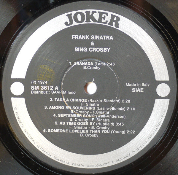 Frank Sinatra & Bing Crosby : Frank Sinatra & Bing Crosby (LP, Comp)