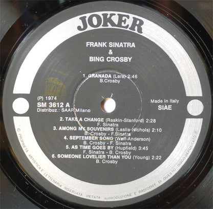 Frank Sinatra & Bing Crosby : Frank Sinatra & Bing Crosby (LP, Comp)