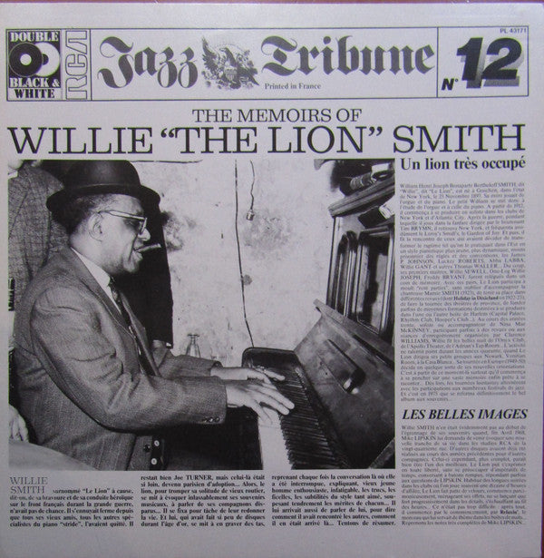 Willie "The Lion" Smith : The Memoirs Of Willie "The Lion" Smith (2xLP, Album, Ora)