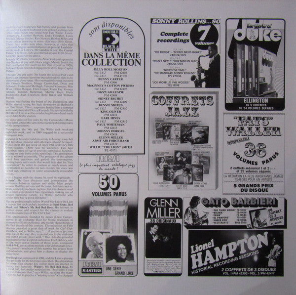 Willie "The Lion" Smith : The Memoirs Of Willie "The Lion" Smith (2xLP, Album, Ora)