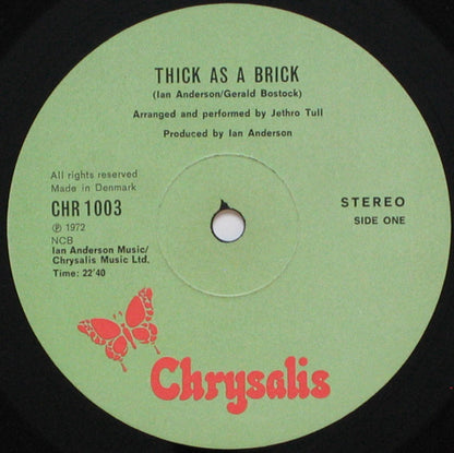 Jethro Tull : Thick As A Brick (LP, Album)