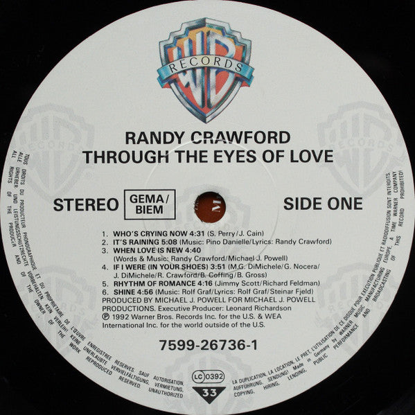 Randy Crawford : Through The Eyes Of Love (LP, Album)