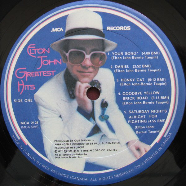 Elton John : Greatest Hits (LP, Comp)