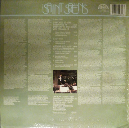 Camille Saint-Saëns - Jan Hora, Prague Radio Symphony Orchestra, Vladimír Válek : Symphony No.3 / Suite Algérienne (LP)