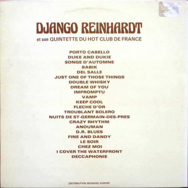 Django Reinhardt Et Son Quintette Du Hot Club De France : Bruxelles 1947 Paris 1951-1952-1953 (2xLP, Album, Comp)