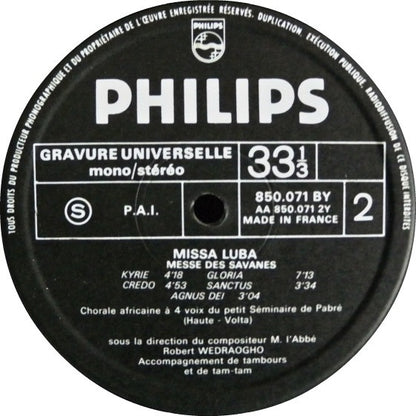 Les Troubadours Du Roi Baudouin : Missa Luba - Messe Des Savanes (De La Bande Originale Du Film "If..." "Sanctus") (LP, Album)