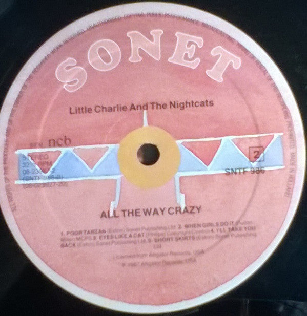 Little Charlie And The Nightcats : All The Way Crazy (LP)