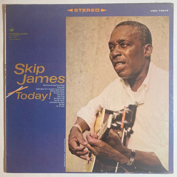 Skip James : Skip James Today! (LP, Album, RP, Ste)