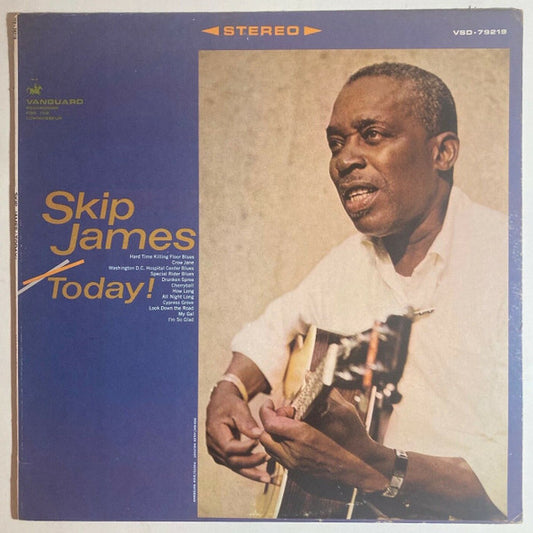 Skip James : Skip James Today! (LP, Album, RP, Ste)