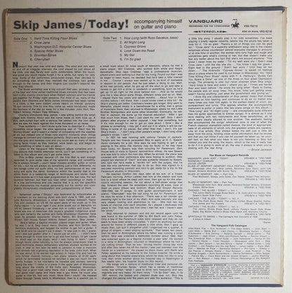 Skip James : Skip James Today! (LP, Album, RP, Ste)