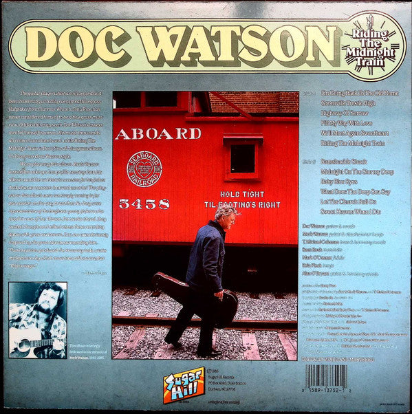 Doc Watson : Riding The Midnight Train (LP, Album, RE)