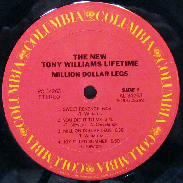 The New Tony Williams Lifetime : Million Dollar Legs (LP, Album)