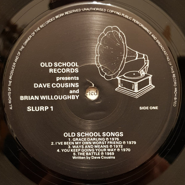 Dave Cousins and Brian Willoughby : Old School Songs (LP, Album, Ltd)