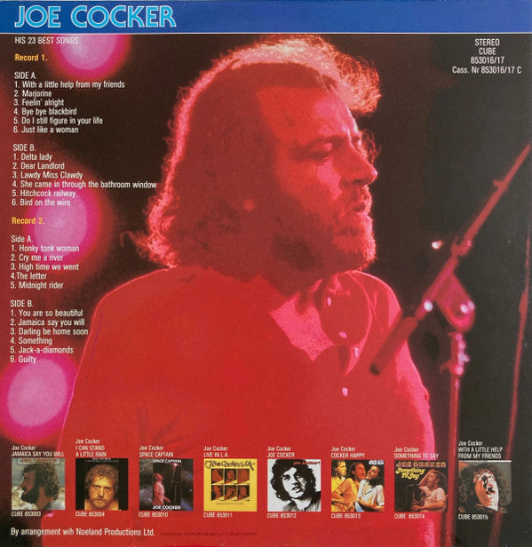 Joe Cocker : With A Little Help From My Friends (His 23 Best Songs) (2xLP, Comp)