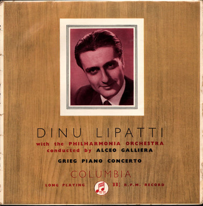 Edvard Grieg – Dinu Lipatti, Philharmonia Orchestra, Alceo Galliera : Piano Concerto (10", Mono, RM)