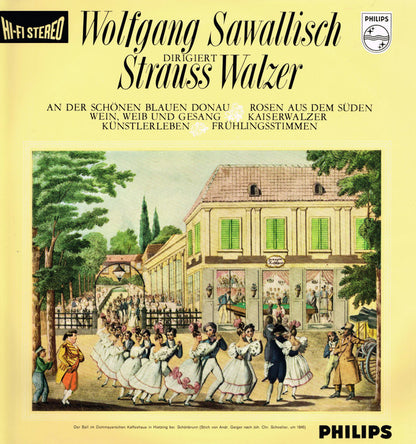 Johann Strauss Jr. : Wolfgang Sawallisch dirigiert Strauss Walzer (LP)