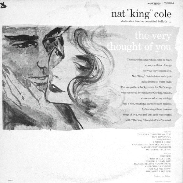 Nat King Cole, Gordon Jenkins And His Orchestra : The Very Thought Of You (LP, Album, Mono, Scr)