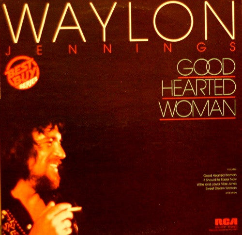 Waylon Jennings : Good Hearted Woman (LP, Album, RE)