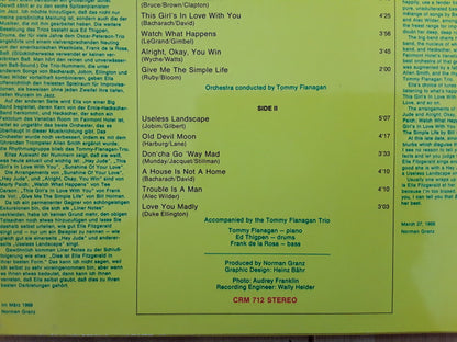 Ella Fitzgerald : Sunshine Of Your Love (LP, Album, RP)